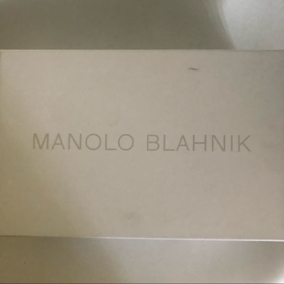 NIB $695 MANOLO BLAHNIK BB  Stiletto Pumps in Champagne - size 36.5! - Picture 13 of 14